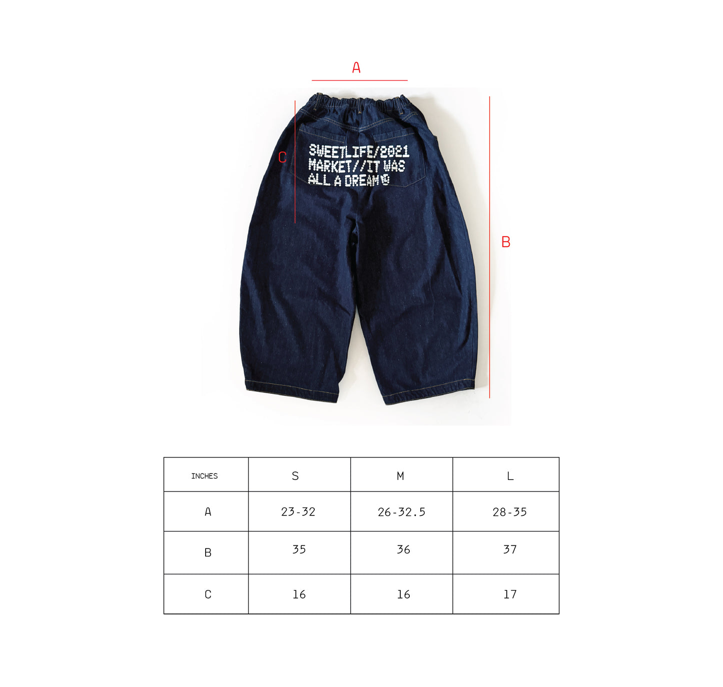 Aroom x Sweetlife Ankle Barrel Pants