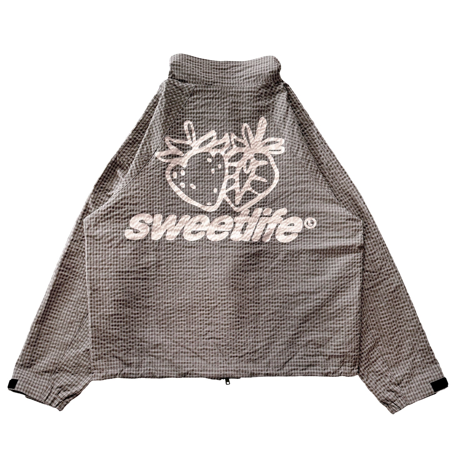 Tribute / Sweetlife Plaid Shell Jacket (Taupe)