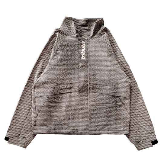 Tribute / Sweetlife Plaid Shell Jacket (Taupe)