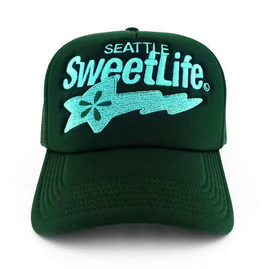 Starfruit Trucker Seafoam